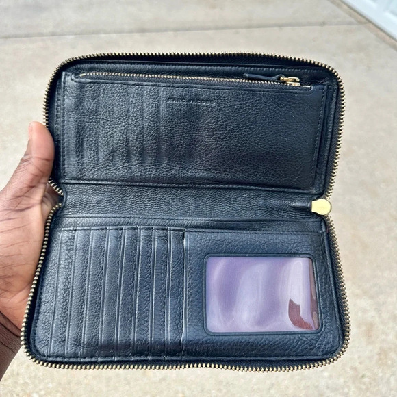 Marc Jacobs 'Recruit Vertical' Leather Wallet Black - Picture 11 of 14